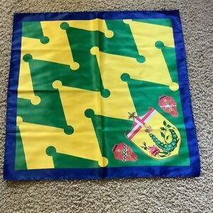 Nobile Contrada del Bruco (caterpillar) Palio di Siena scarf